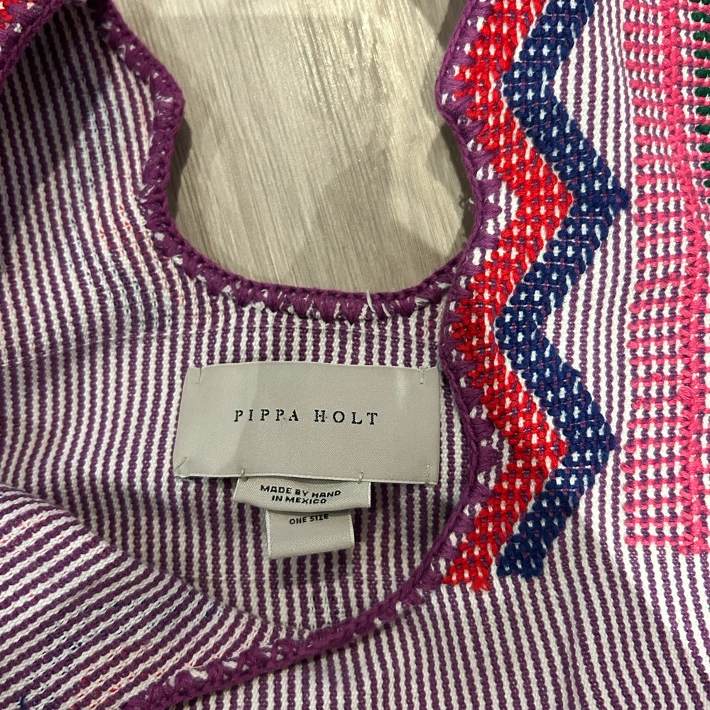 Pippa Holt Purple and Red Embroidered Dress
